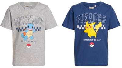 Pokemon - T-shirts - Maat 104/110 - 2 stuks - Kinderen