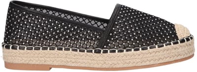 La Strada Espadrille Zwart Mesh - Damesschoenen - Maat - 39