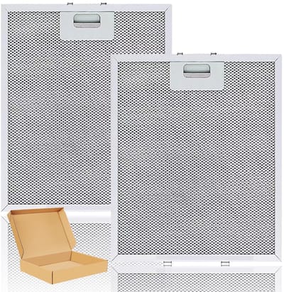 Dailygoods - 2 stuks metalen vetfilters voor afzuigkappen 305 mm x 267 mm, Range Hood Filters voor AEG Electrolux 405525042-9 4055250429 Elica GRI0009219A KIT0010805 93952919 Whirlpool Bauknecht 4801229 21021. 68