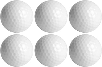 LED Oefenballen - Lichtgevende Ballen - Golf Training - Zichtbaar Dag en Nacht - 6 Stuks - Oranje