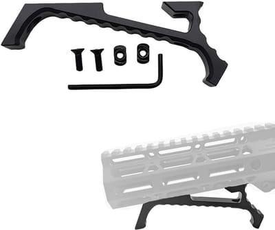 Case Bending Hoek Handmatige Pneumatische Hand Stop voor M-lok Compatibel KeyMod SLR Type Handguard System Rail Guards