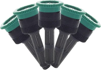 Verstelbare Spuitmondjes Set (5-Pack) voor Tuinsproeier | 0-360 Graden Instelbaar | Sproeiafstand tot 5 Voet | Vrouwelijke Schroefdraad