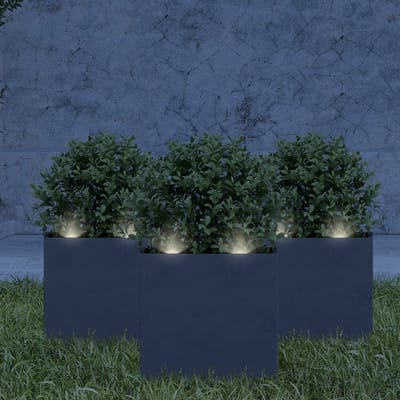 Solar priklampjes 'Tulip' - Set van 10 lampjes aan 1 snoer - Warm wit licht (3000K) - 20 lumen - Tuinverlichting op zonne-energue