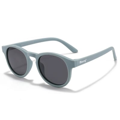 Maesy Kinder Zonnebril Faela - 3 t/m 6 jaar - Flexibel - UV400 Bescherming - Zonnebril Kind - Licht Blauw