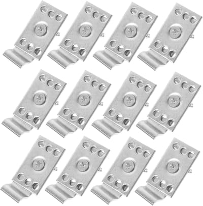 Gootsteen Montagekit - Bevestigingsclips - Onderbouw Gootsteen - Roestvrij Staal - 5x2.6x1.5cm - Zilver