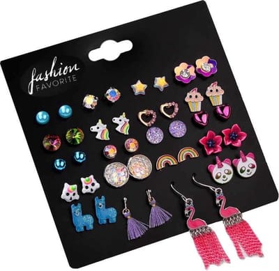 Fashion Favorite Stud Oorbellen | Candy Color | Bijoux | Set 20 Paar