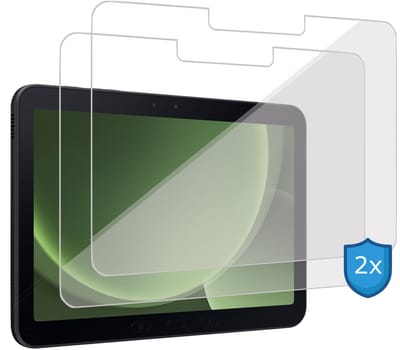 ChiGuard Screenprotector 2x geschikt voor Samsung Galaxy Tab Active 5 Pro Screenprotector - Beschermglas - Curved - GuardCover