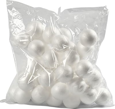Creativ Company Piepschuim Ballen 6 cm, 50 stuks