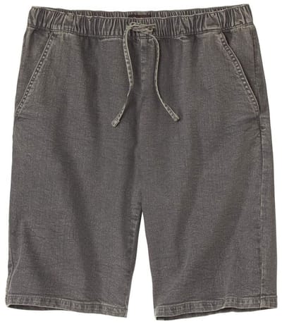 ATLAS FOR MEN - Comfortabele bermuda van grijs stretchdenim - Heren - Verkrijgbaar in grote maten - L