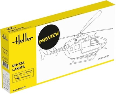 Heller Modelbouwpakket Militaire voertuigen - 80379 Eurocopter UH-72A Lakota Heli Plastic - 1:72 - Modelbouw