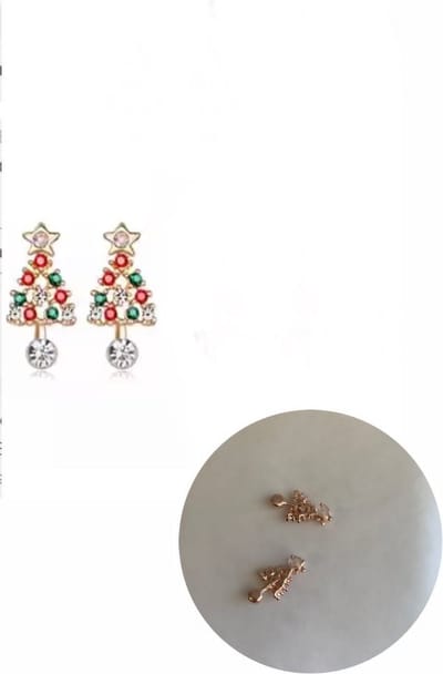 Akyol - Kerstoorbellen – oorbellen kerst - kerstboom oorbellen - kerstboom - kerst accessoires – kerst – kerstmis – Christmas - oud en nieuw – kerst accessoire – kerst – feestdagen