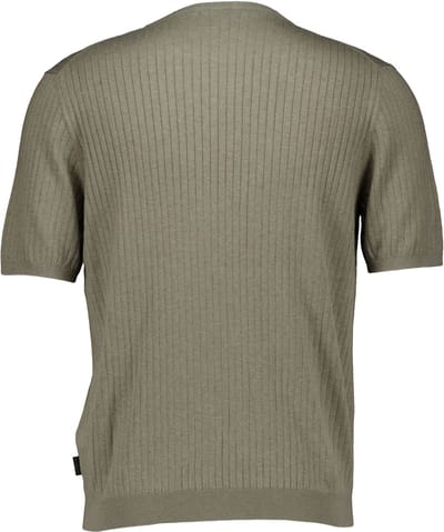 Bugatti - Shirt Groen Bugatti Herren T-shirt 1/2 Arm T-shirts Groen 7200-15552e