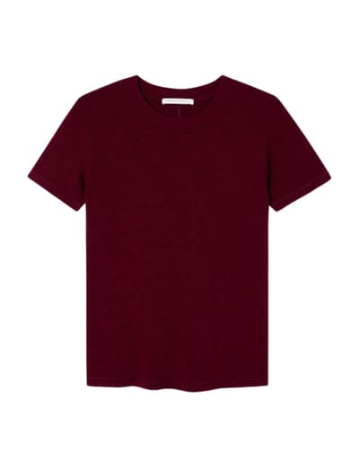 American Vintage Sonoma T-shirts Bordeaux Son28gh26