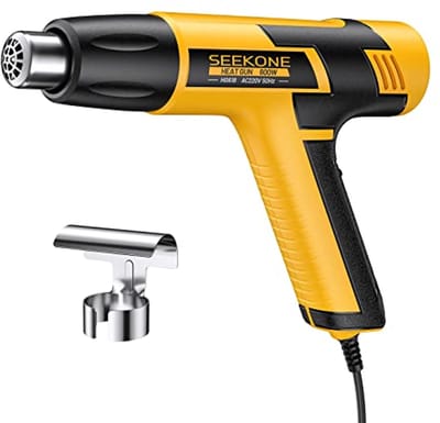 Mini Heteluchtpistool 600W met Dubbele Temperatuurinstelling tot 500°C - Ideaal voor Knutselen en Embossing
