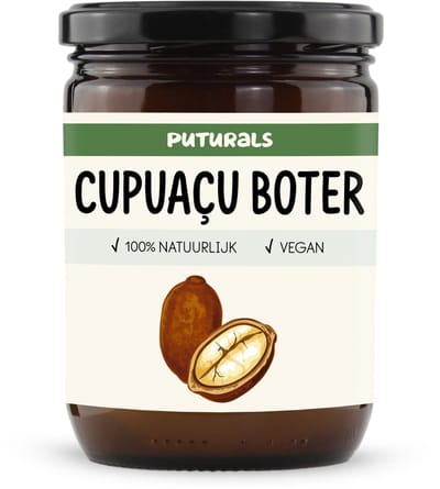 Puturals Cupuaçu Butter 100% Natuurlijk en Geraffineerd - 500ml - Cupuaçu Boter bevat Essentiële Vetzuren - Cupuaçu Butter voor Huid, Haar en Lichaam