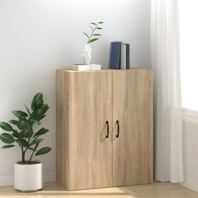 vidaXL - Hangkast - 69,5x34x90 - cm - bewerkt - hout - sonoma - eikenkleurig
