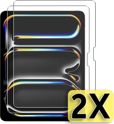 Casemania Glas Geschikt voor Apple iPad Pro 11 (2024) - Screenprotector Glas Gehard - Tempered Glass - Volledige Bescherming - 2 Stuks