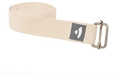 Yogariem met metalen sluiting en schuifgesp voor yoga-accessoires