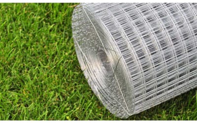 Puntgelast Gaas - Gegalvaniseerd Staal - 10x1 m - Zilver - Fijnmazig Volièregaas met 12x12 mm Vierkante Mazen - Muizengaas en Robuust Tuingaas voor Kippenren en Moestuin