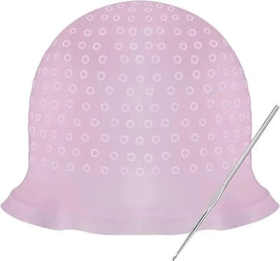 Guardian Beauty Haar Highlight Cap - Met Ijzeren Haak - Roze - Magicap Herbruikbare Haarkleur Cap - Highlighting Tipping Cap