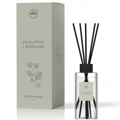 Aroma Simplicity Diffuser 150ml Eucalyptus & Roos - Geurverspreider met Stokjes