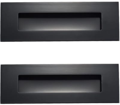 Dailygoods- Schuifdeurgreep Hoogwaardig Roestvrij Staal - Verzinkt Handgreep - Minimalistisch Ontwerp - Vervormingsvrij - 150x50mm - Corrosiebestendig - Deurgreep