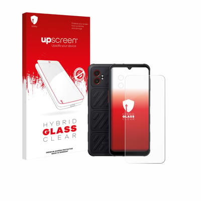 upscreen - Screenprotector voor Samsung Galaxy XCover 7 Pro (Voor+Camera) - Folie Beschermfolie Beschermglas transparant