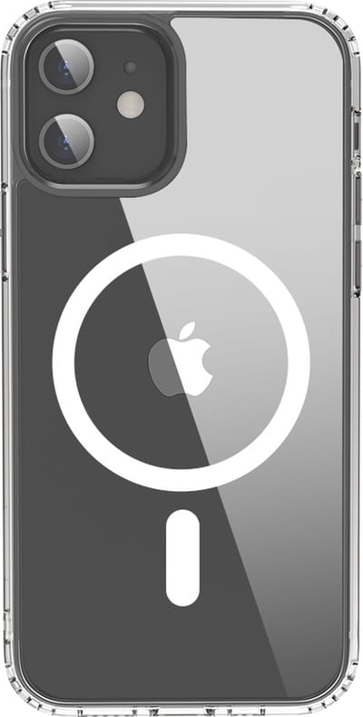 iDenn hoesje voor iPhone 12 Mini Transparant geschikt voor MagSafe