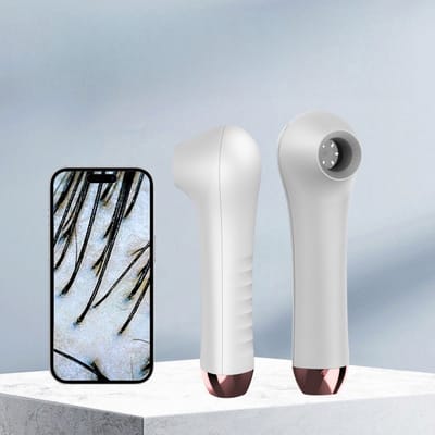 Sercano Hoofdhuidcamera - Digitale Microscoop Camera voor Telefoon - Foto & Video - 720p - Lightning USB-C - Apple en Android - voor Huid Hoofdhuid en Poriën