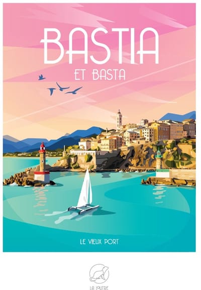 La Loutre puzzel Bastia - Le Vieux Port - 1000 stukjes puzzel.