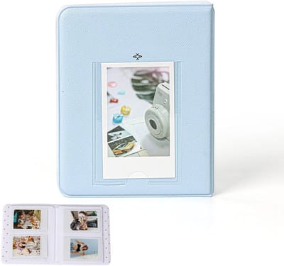 64 Pocket Fotoalbum voor Mini Foto's, Geschikt voor Fujifilm Instax Mini Camera's en Polaroid, Tot 86 x 54 mm