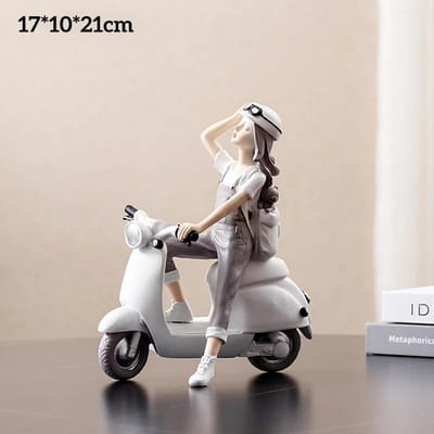 Moderne Minimalistische Kunst Figuur Sculptuur Abstracte Hars Meisje Ornamenten Kamer Woonkamer Creatieve Karakter Ornamenten Decoraties