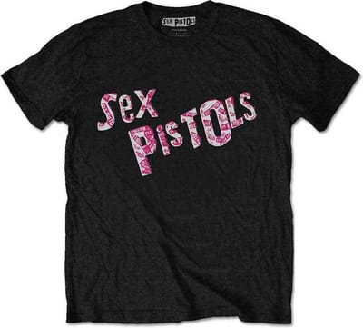 Sex Pistols - Multi-Logo Heren T-shirt - S - Zwart