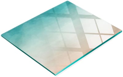 Multifunctionele decoratieve glazen snijplank voor de keuken, abstract ontwerp, 60x52 cm