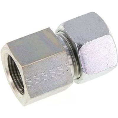 G 3/4'' x 20S Verzinkt Stalen Rechte Snijring Koppeling 400 Bar DIN 2353