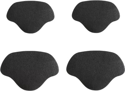 4-delige Sneaker Hiel Reparatie Pads – Onzichtbare Hielbeschermers & Hielkussens – Zelfklevende Schoen Reparatie tegen Slijtage, Blaren en Schoen Schuren - ZWART