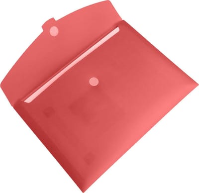 10x EXXO # 93446 – A4 Action Wallet – Dokumentenmap - Strapless Elastomap – Ruby