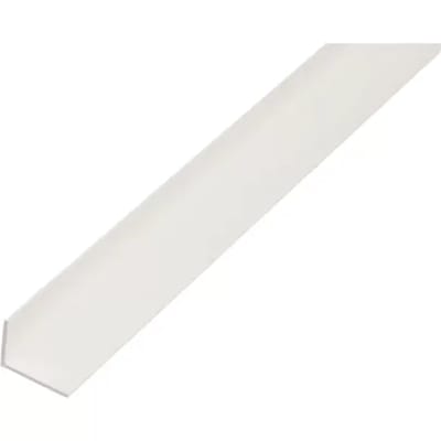 Alberts Hoekprofiel - Pvc Wit - 20x10x1,5mm 2m