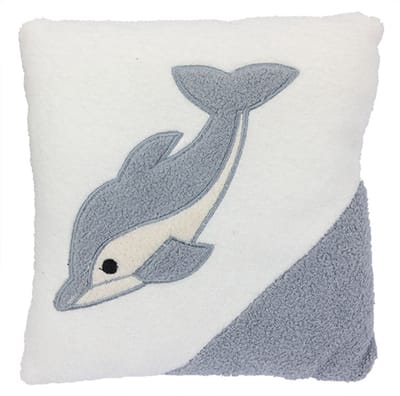 PIA Soft Toys - Pluche kussen Dolfijn - 18 cm