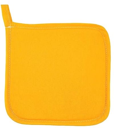 Vierkante Pannenlap 20 x 20 cm in Bananengeel - Duurzaam en Multifunctioneel