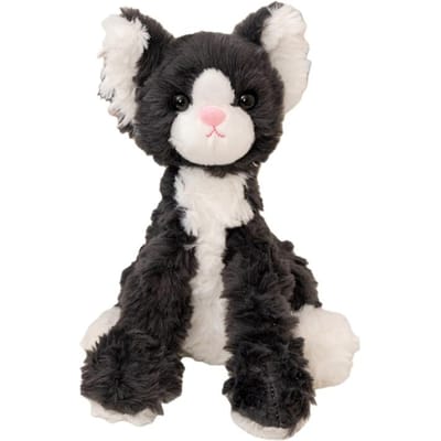 Dernières Poupées Chat Allemand Noir Assises Guérison Kawaii Peluche Jouet Poupée à Cheveux Longs Dessin Animé Anime Mignonne Poupée Cadeau d'Anniversaire pour Enfants