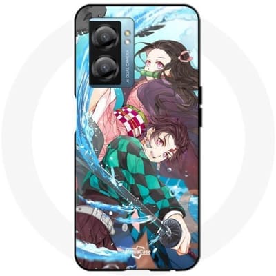 Coque Oppo A77 5G demon slayer tanjiro kamado 8