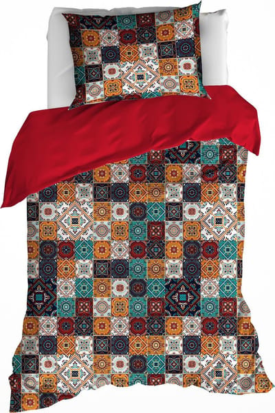 De Witte Lietaer Dekbedovertrek Ankara - Eenpersoons - 140 x 200/220 cm - Katoen