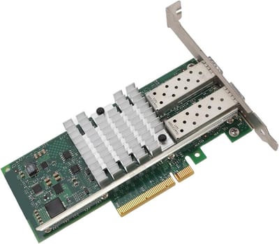 10Gb SFP+ Netwerkkaart met Dual SFP+ Poorten voor PCI Express X8 - Ethernet LAN Adapter voor Server en Datacenters