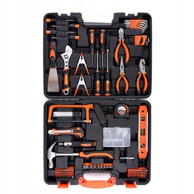 Gereedschapskist 144 Delen - Complete Set met Sleutels