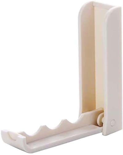 Dailygoods- Wandhouder Opvouwbaar - Ruimtebesparend - Zelfklevend - Kledinghaak - Robuuste Constructie - Ondersteunt tot 2 kg - Haak