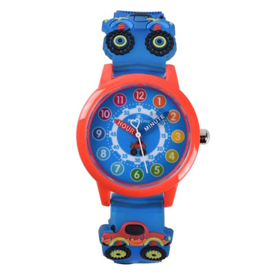 Auto Horloge – Horloge Jongens – Kinderhorloge – Educatief Horloge - Leren Klokkijken