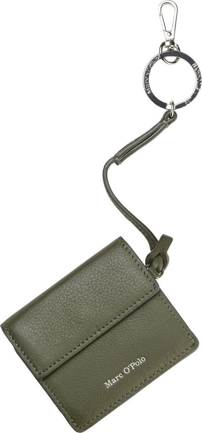 Marc O'Polo Portemonnee Jori Key Wallet Olive Crop Olijfgroen