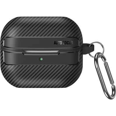 CaseBody Samsung Galaxy Buds3 (Pro/FE) Carbon Shockproof Hoesje Zwart