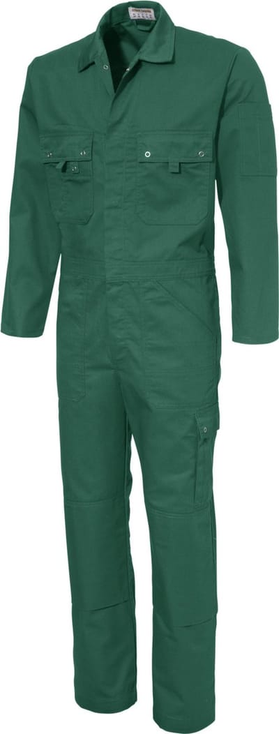 Ultimate Workwear - Standaard Overall BASEL - katoen 100% - 320gr/m2 - Groen (Flessengroen)